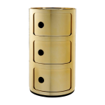 Table de chevet dor� 3 tiroirs componibili - kartell