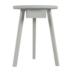 Table de chevet laqu� blanc gray 45 - gervasoni