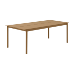 Table d'ext�rieur en acier orange 220 x 90 cm linear - muuto