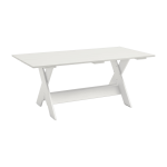 Table d'ext�rieur en pin laqu� � l'eau blanc 180 cm crate - hay