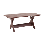 Table d'ext�rieur en pin laqu� � l'eau bordeaux 180 cm crate - hay