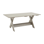Table d'ext�rieur en pin laqu� � l'eau london fog 180 cm crate - hay