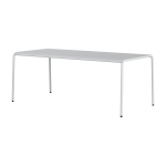 Table de jardin en acier thermolaqu� gris grapahite 8 places 190x90cm panorama - tiptoe