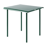 Table de jardin carr�e en acier inoxydable vert mousse 75x75cm patio - tolix