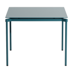 Table de jardin carr�e bleu oc�an 70x70cm fromme - petite friture