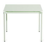 Table de jardin carr�e vert pastel 70x70cm fromme - petite friture