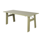 Table de jardin en pin desert sage 180x79x75cm avenue - zuiver