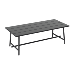 Table de jardin rectangulaire en aluminium anthracite 220x100x76cm fred's - fatboy