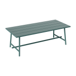 Table de jardin rectangulaire en aluminium sauge fonc� 220x100x76cm fred's - fatboy