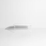 Table de jardin rectangulaire blanche 180 cm week - end - petite friture