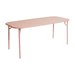 Table de jardin rectangulaire rose blush 180 cm week end - petite friture