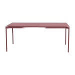 Table de jardin rectangulaire rouge brun fromme - petite friture