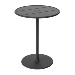 Table de jardin ronde en aluminium anthracite 60x76cm fred's - fatboy