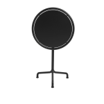 Table de jardin ronde en aluminium laqu� gris anthracite 55x74cm deville - hay