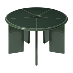 Table � manger en b�ton et fibre de verre vert 120x75cm deya - ferm living