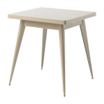 Table � manger carr�e en acier gris beige 70x70cm 55 - tolix