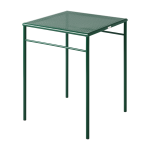 Table � manger carr�e en acier tress� vert mousse 60x60cm t37 - tolix