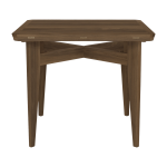 Table � manger extensible en noyer b - table - gubi