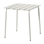 Table � manger d'ext�rieur carr�e en m�tal off - white 70x70x75cm - valerie objects