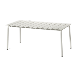 Table � manger d'ext�rieur rectangulaire en m�tal off - white 170x90x74cm - valerie objects