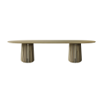 Table � manger ovale en ch�ne vernis 280x120cm maru - vincent sheppard