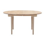 Table � manger ovale extensible en ch�ne blanc huil� 115x140cm ch337 - carl hansen & s�n