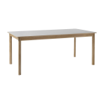 Table � manger avec rallonge en ch�ne blanchi stratifi� fenix 180 � 280 cm patch hw1 - &tradition