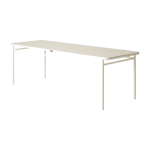 Table � manger rectangulaire en acier blanc perl� 240x80x75cm t37 - tolix