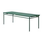 Table � manger rectangulaire en acier vert mousse 240x80x75cm t37 - tolix
