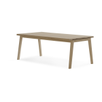 Table � manger rectangulaire ch�ne savonn� et rallonge noir 190 / 300x100cm sh900 - carl hansen & s�n ...