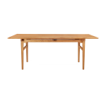 Table � manger rectangulaire en ch�ne et teck huil� 190x95cm ch327 - carl hansen & s�n