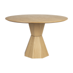 Table � manger ronde en acacia 120x75cm lotus - zuiver
