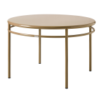Table � manger ronde en acier brun vert 120cm t37 - tolix