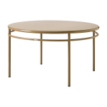 Table � manger ronde en acier brun vert 140cm t37 - tolix