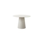 Table � manger ronde en c�ramique cr�me et le plateau portland 120x75cm sandro - vincent sheppard