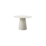 Table � manger ronde en c�ramique cr�me et le plateau portland 120x75cm sandro - vincent sheppard