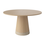 Table � manger ronde en ch�ne huil� 125cm piro - bolia