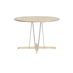 Table � manger ronde d'ext�rieur en teck non trait� 110x74cm e022 - carl hansen & s�n