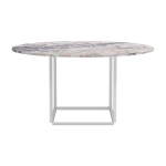 Table en marbre blanc viola 145cm florence - new works