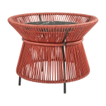 Table marron plateau en marbre noir caribe chic - ames