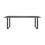 Table noire pi�tement noir 225 cm 70 - 70 - muuto