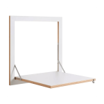 Table pliante blanche 60 x 60 cm fl�pps kitchen - ambivalenz