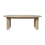 Table � rallonge en h�tre beige 2 places bevel - ferm living