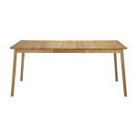 Table rectangulaire en ch�ne huil� 140 x 90 cm zigzag - hans k