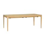 Table rectangulaire extensible en ch�ne naturel 200 / 300 x 90 cm heart'n'soul - umage