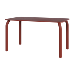 Table rectangulaire en fr�ne rouge auburn 140x80cm meko - noo. ma