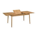 Table rectangulaire papillon en ch�ne huil� 127 x 75 cm zigzag - hans k