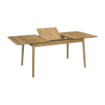 Table rectangulaire papillon en ch�ne huil� 140 x 90 cm zigzag - hans k