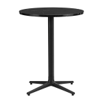 Table ronde 60 cm 4 pieds en marbre noir allez marble - normann copenhagen