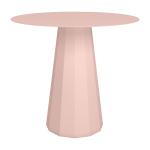 Table ronde en acier mat baby pink 80 cm ankara - mati�re grise